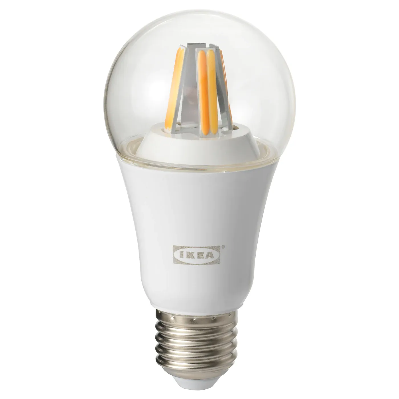 Tradfri LED bulb E27 806 lumen, dimmable, white spectrum, clear