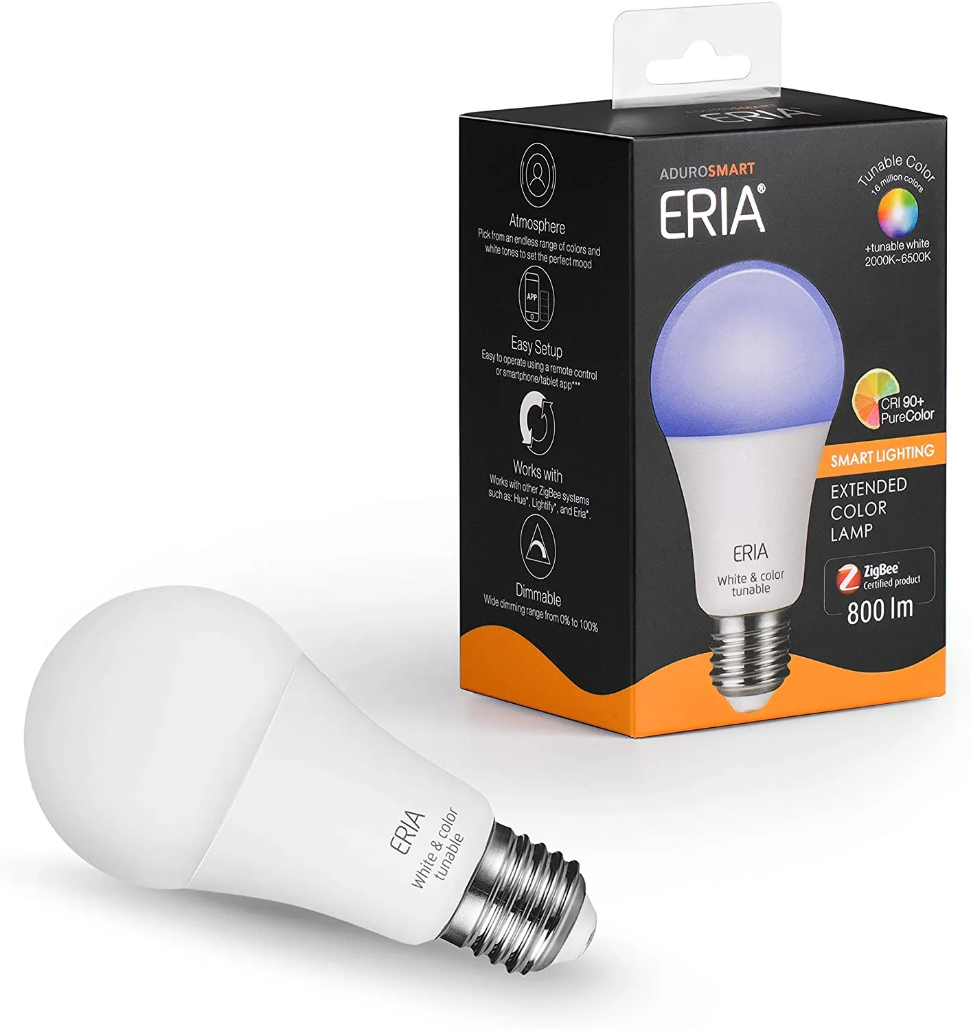 ERIA Colors and White A19 60W Bulb