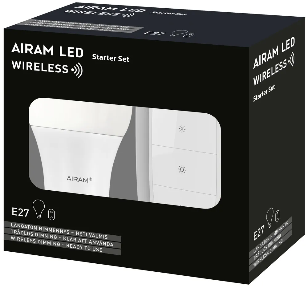 Airam Ampoule LED SmartHome WiFi C37, E14 5W 470lm 2700-6500K, opale