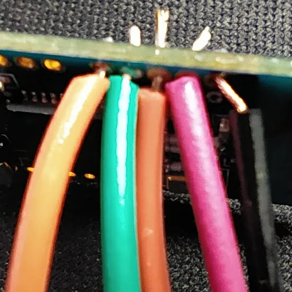 Wired to Dupont cables
