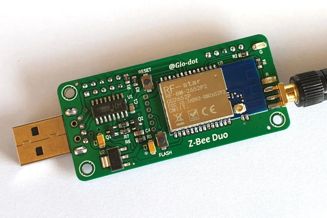 Z-Bee Duo CC2652P 3 in 1 Adapter