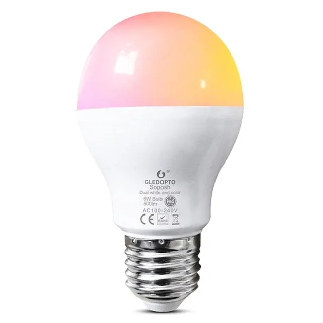 6W Dual White And Color Bulb Pro