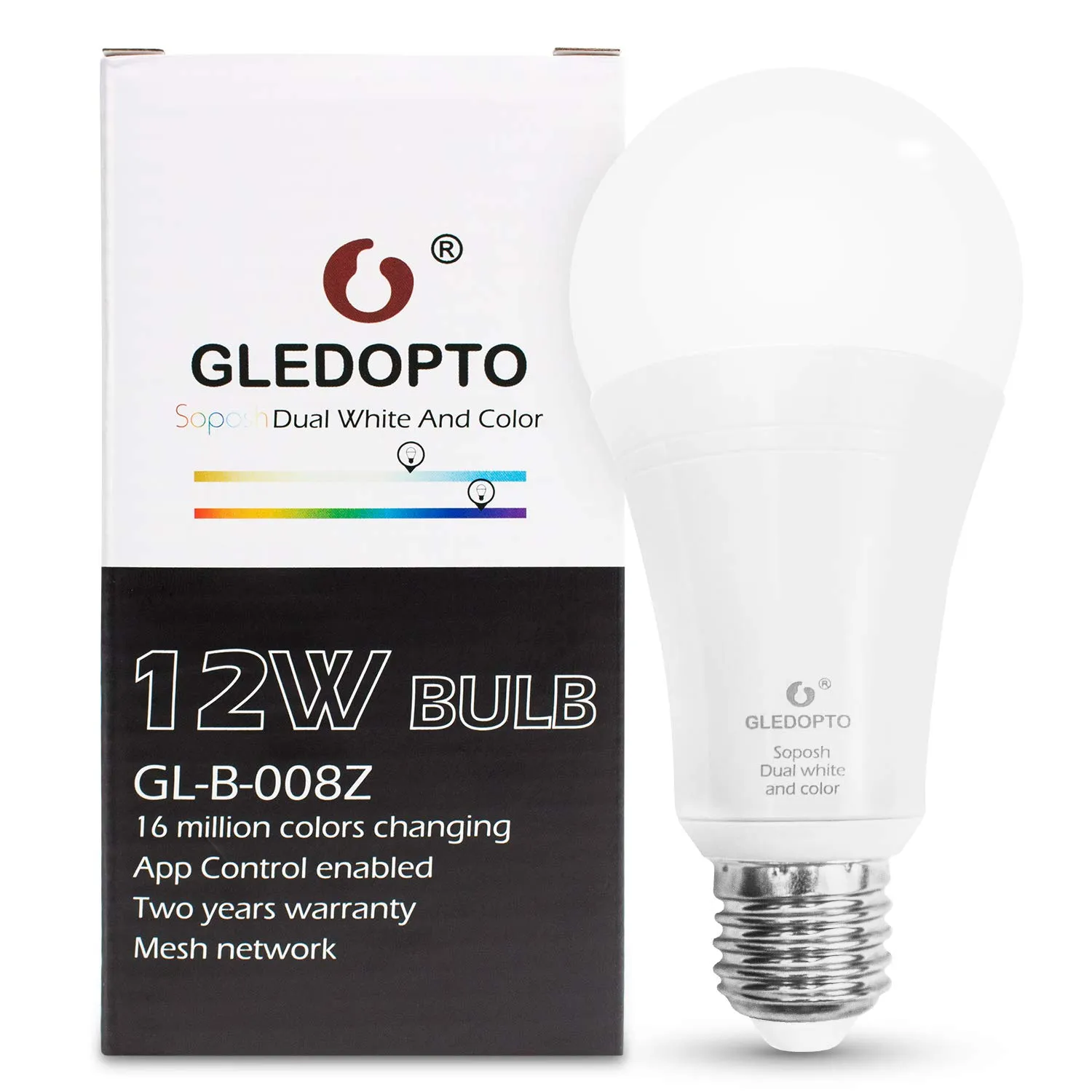 12W RGB+Dual White LED Bulb