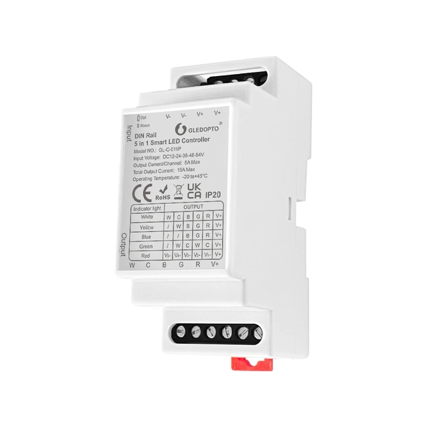 DIN Rail 5 in 1 LED Controller Pro