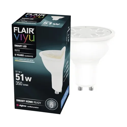 FLAIR Viyu Smart LED Reflector CCT GU10 5W 350 lm