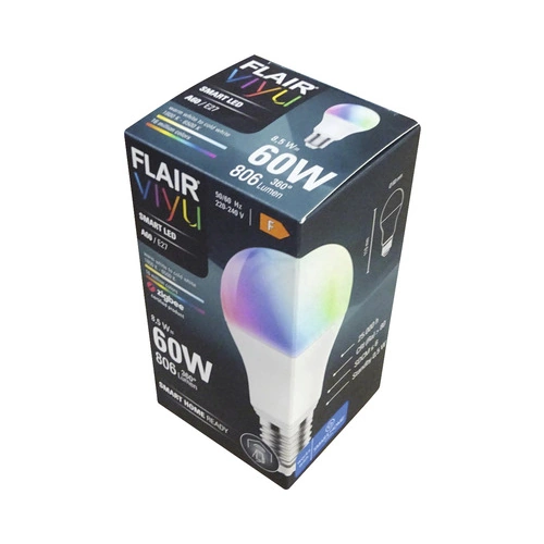 FLAIR Viyu Smart LED Bulb A60 E27 8,5W(60W) RGBCCT 806lm