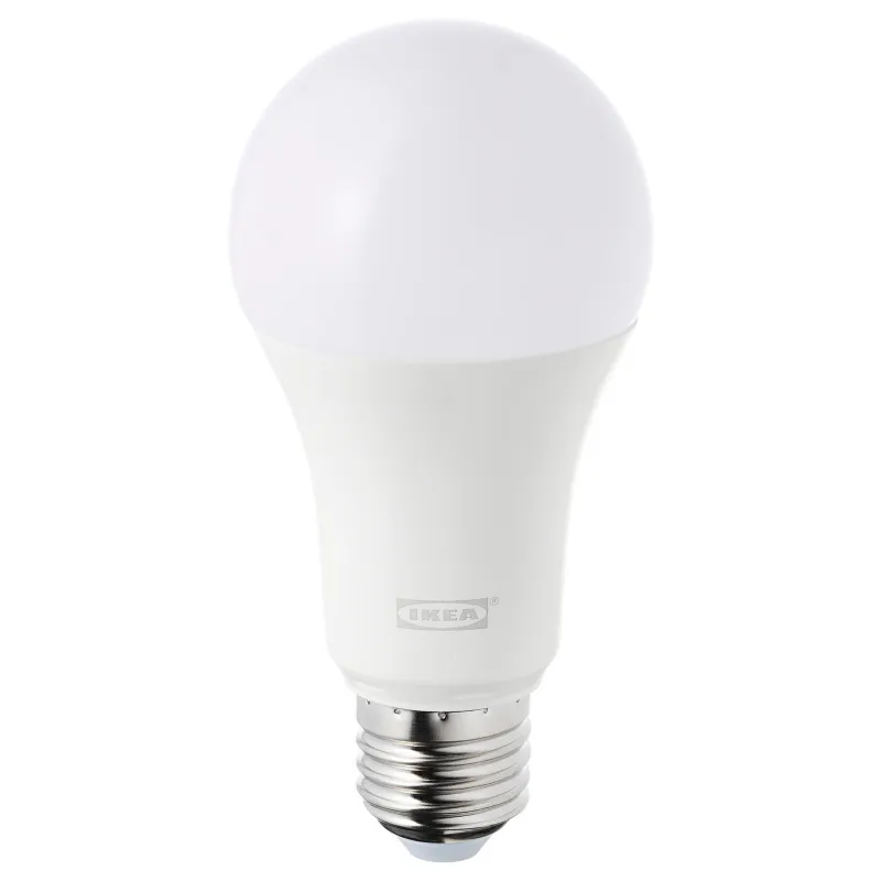 Tradfri LED bulb E26/E27 980 lumen, dimmable, white spectrum, opal white