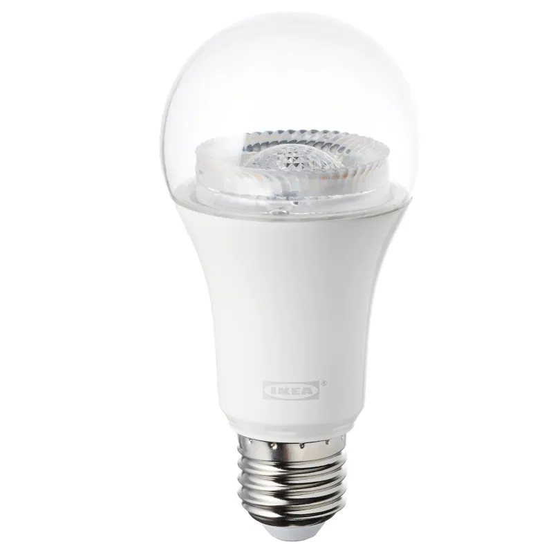 Tradfri LED bulb E26/E27 950 lumen, dimmable, white spectrum, clear