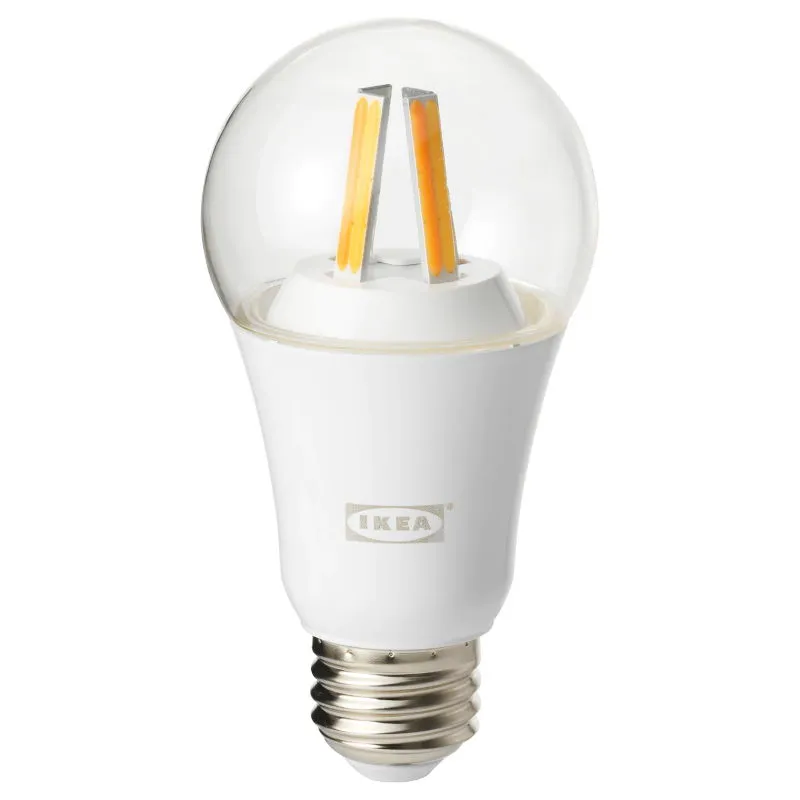 Tradfri LED bulb E26 806 lumen, dimmable, white spectrum, clear