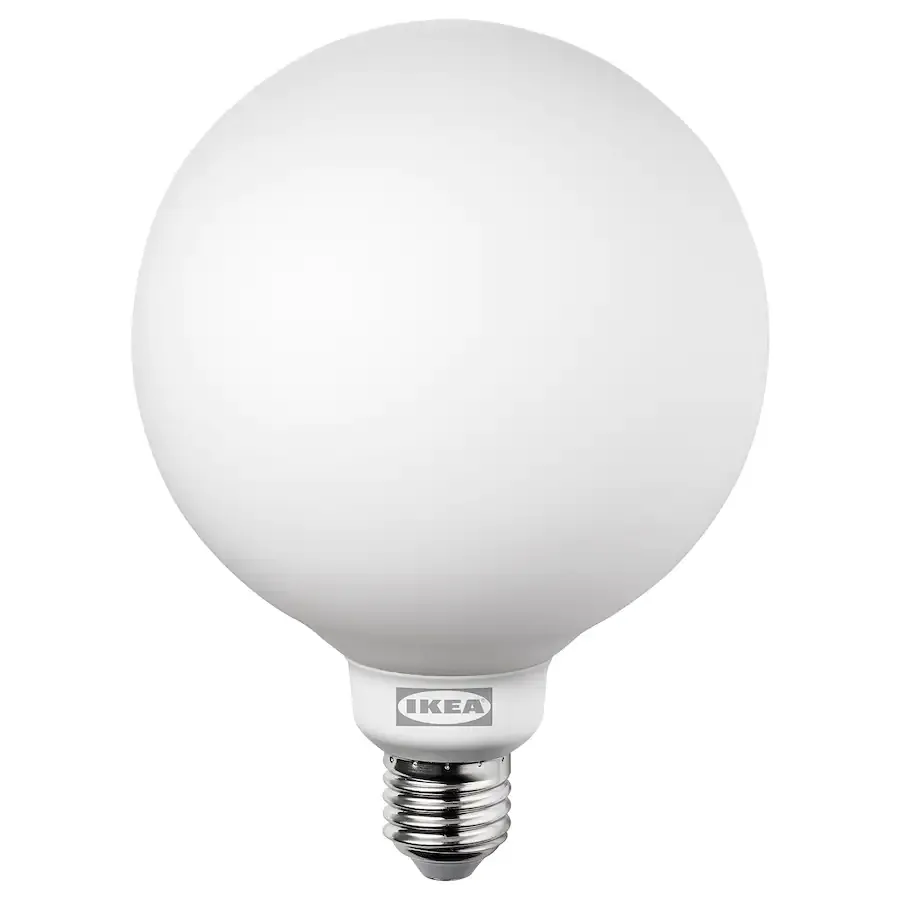Tradfri LED bulb E27 470 lumen, dimmable, globe white frosted glass