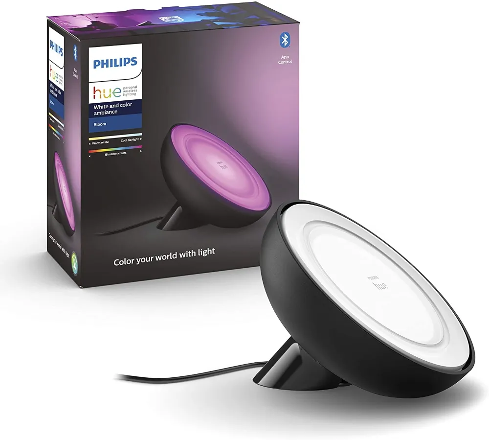 meteor Hound Extreme poverty Philips Hue Bloom Table Lamp w/ Bluetooth (Black) 929002376001 Zigbee  compatibility
