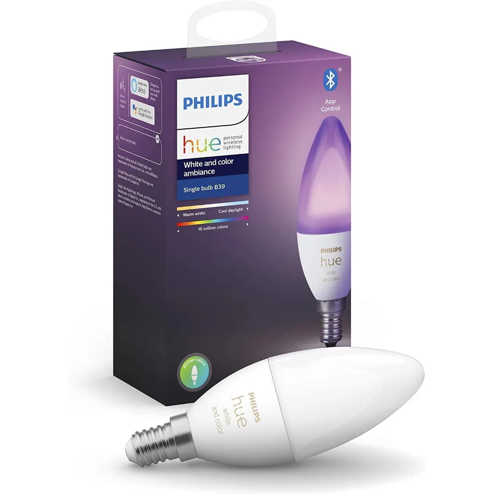 PHILIPS Hue White and Color Ambiance Luster, 1 Lampadina Sferica