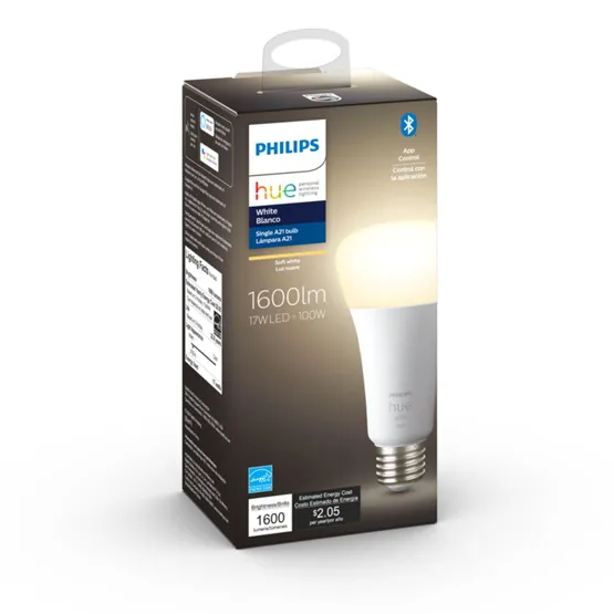 Hue White Bulb A21 E26 1600lm with Bluetooth