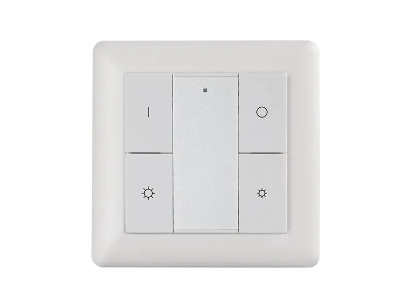 Single Color Wall Mounted Push Button Remote