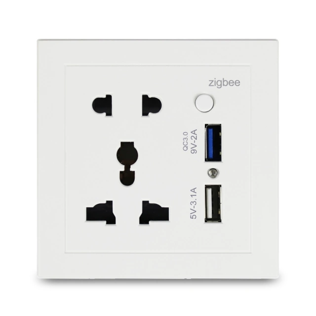 Wall Outlet with USB Universal