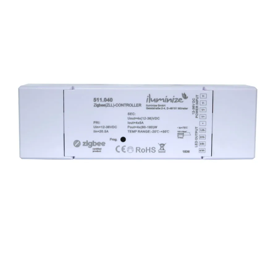 LED-controller, 4 channel 5A, RGBW LED